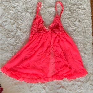 Victoria secrete sheer babydoll lingerie (2)